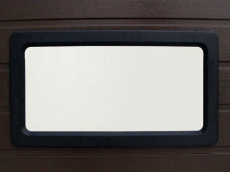 фото Alutech W046 Окно врезное для ворот 637х334мм, прямоугольная 